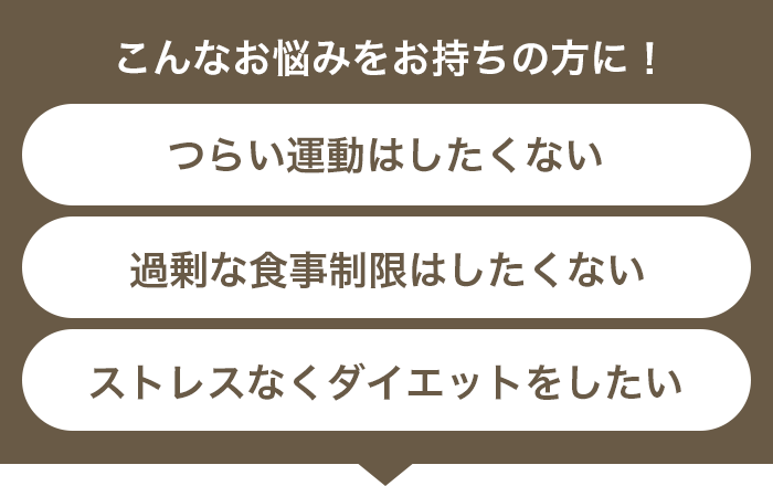 こんなお悩みをお持ちの方に！